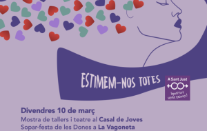 Estimem-nos totes. 8 de març, dia internacional de la dona 2023