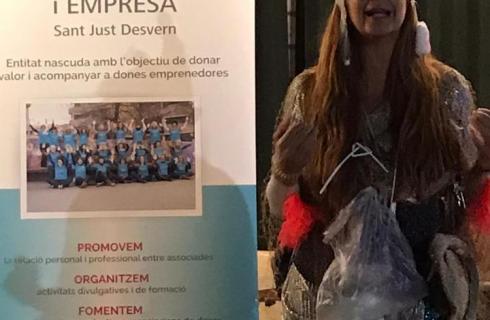 Maria de Vil que ens va oferir el monòleg "La Sirena Serena"