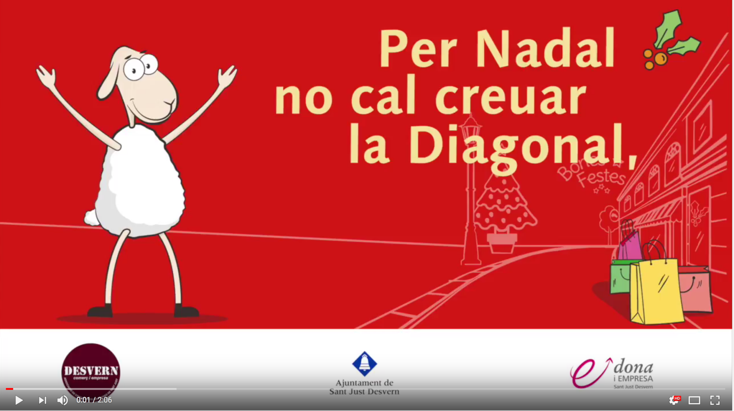 Per nadal no cal creuar la diagonal. Cada ovella al seu corral